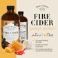 Hanys Harvest Maple Honey Fire Cider, All Natural Apple Cider Vinegar Wellness Tonic, 16 oz, Gluten-Free, Handcrafted