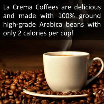 La Crema Coffee Chocolate Hazelnut 2-Pound Package | Top Notch Quality Coffee | Allergen Free | Gluten Free | Sugar Free | Alway