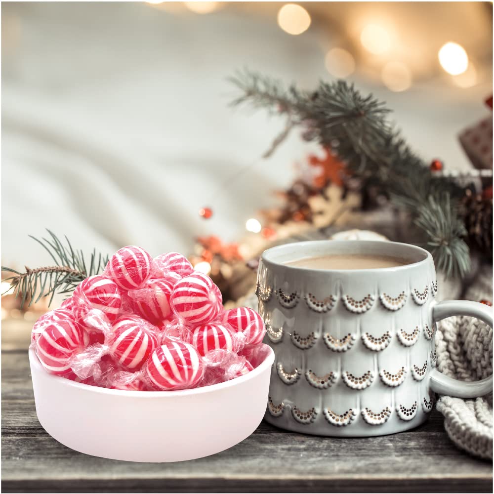 Jumbo Mint Balls | 2 Pound Bag | Hard Candy, Classic Peppermint Flavor
