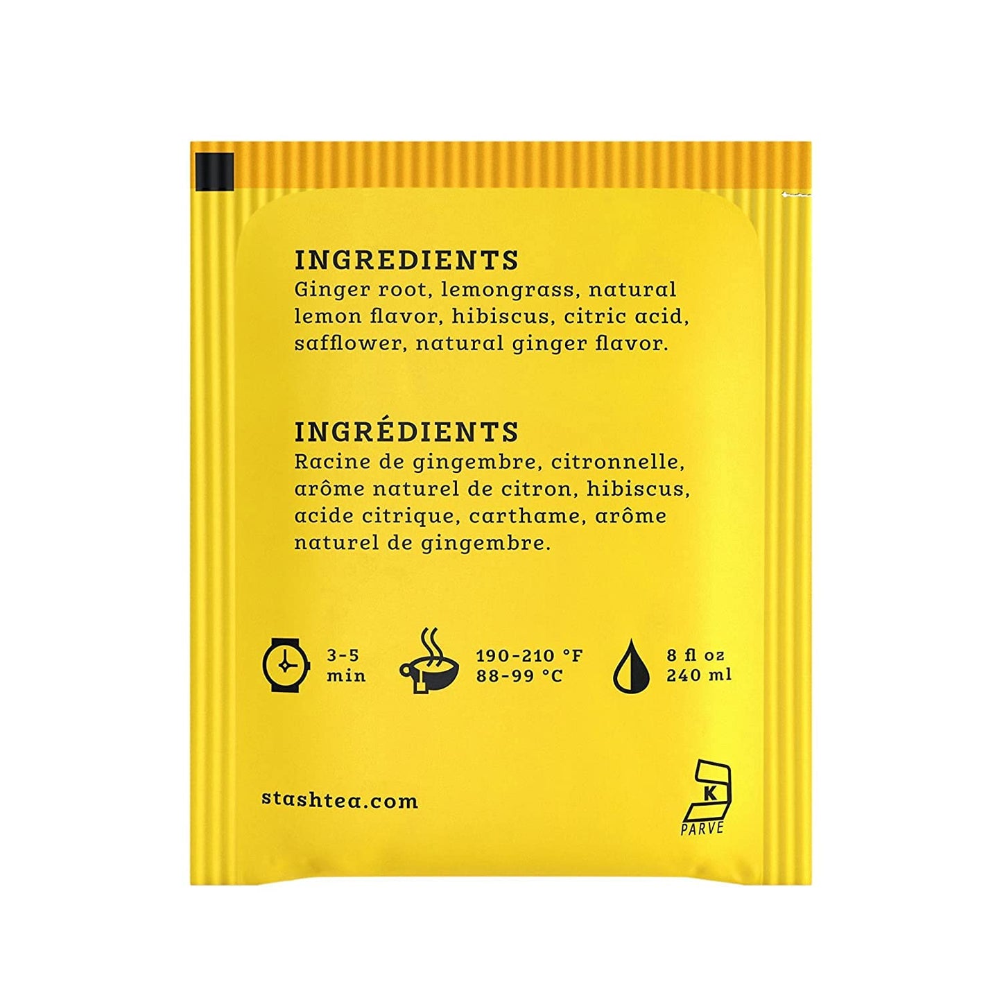 Stash Lemon Ginger Herbal tea 30 count