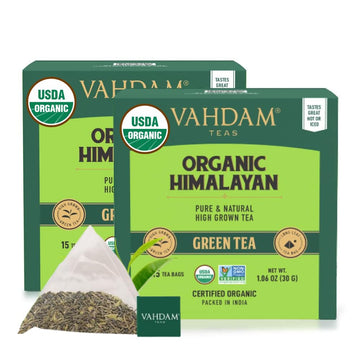 Himalayan Green Tea, Magic Tea Sticks, Loose Leaf Tea Bag (16 Tea Sticks - Can be Re-Infused 2-3 Times) A Unique Way to Enjoy Ex