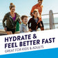Pedialyte Fast Hydration Electrolyte Powder Packets, Strawberry, Hydration Drink, 8 Single-Serving Powder Packets