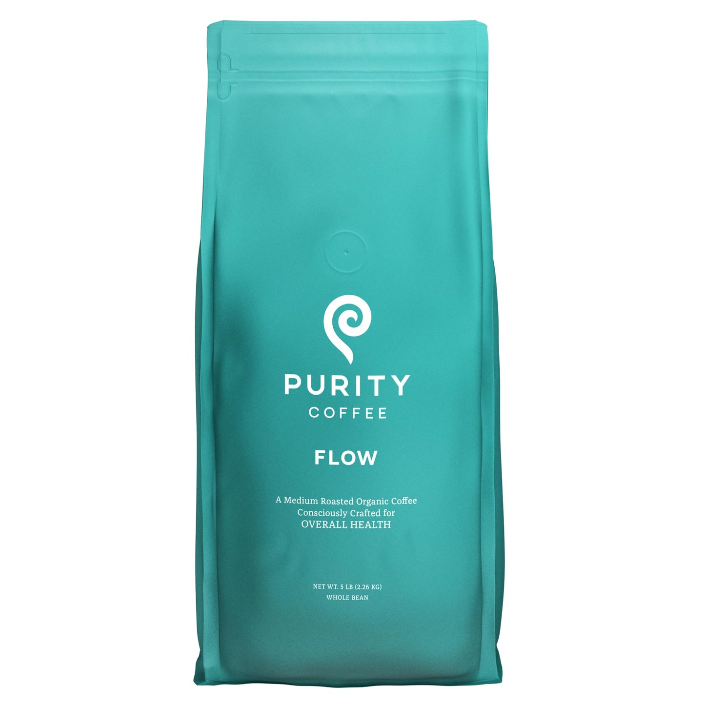 Purity Coffee Flow Medium Roast Organic Coffee - Usda Certified Organic Specialty Grade Arabica Whole Bean Coffee - Third Party