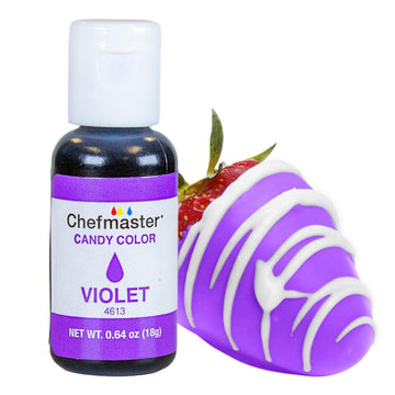 Chefmaster Violet Candy Color, Oil-Based Dye, Professional-Grade, 0.7 Fl Oz