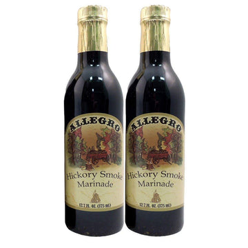 Allegro Marinade for Meat & Veggies, Hickory Smoke, Kosher & Gluten Free, 12.7 Oz (Pack of 2)