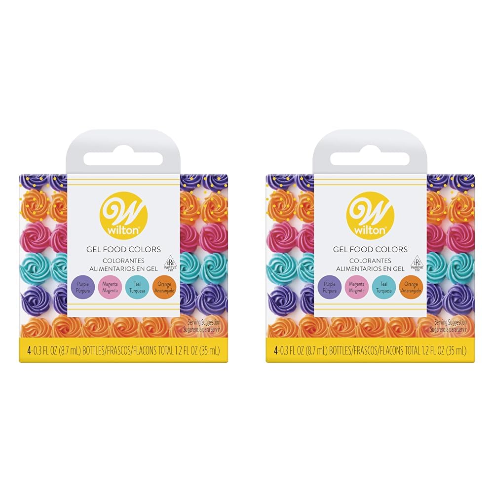 Wilton Neon Gel Food Color Set (Pack Of 2)