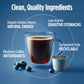 VitaCup Dark Roast Coffee Pods, Organic Fair Trade, Blueberry Flavor, 64 Count, Low Acid, Recyclable Single Serve