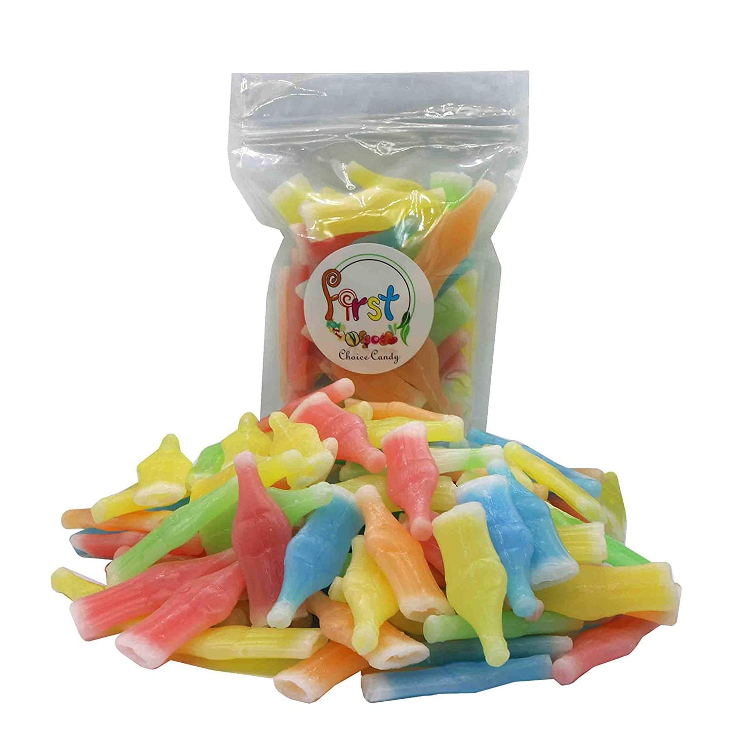 FirstChoiceCandy Wax Bottles Nostalgic Fun Candy Drink (2,5 Pound (Pack of 1))