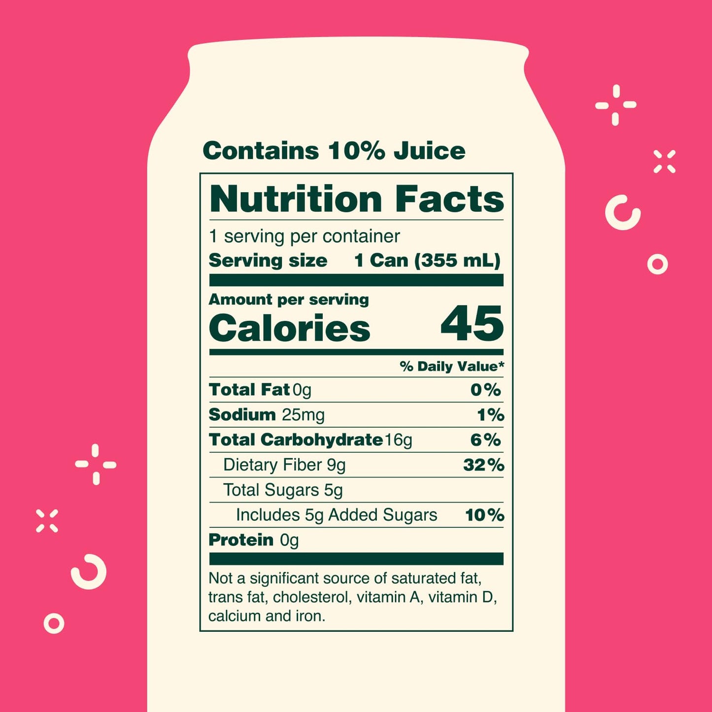 OLIPOP Prebiotic Soda Pop, Cherry Vanilla, A New Kind of Soda Packed with Prebiotics, Fiber, and Botanicals, Gluten Free, Vegan,