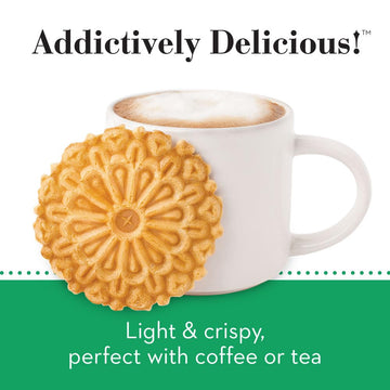 Reko Pizzelle Authentic Italian Style Waffle Cookie, Anise, 7 Ounce (Pack of 12)