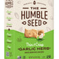 The Humble Seed Grain Free Crackers, Garlic Herb, Plant-Based, Kosher, Paleo Friendly, Gluten Free & Non-GMO, 4.25 Ounce (Pack o