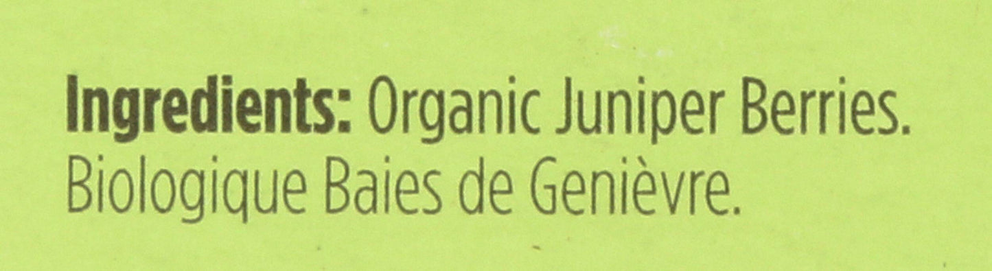 Spicely Organic Juniper Berries Whole 0.20 Ounce Ecobox Certified Gluten Free