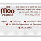 MOO CHOCOLATES Organic Milk Chocolate Bars with Peanut Butter, 14 Count, 1.4 oz - USDA Organic, Non-GMO, 110 Calorie Snacks