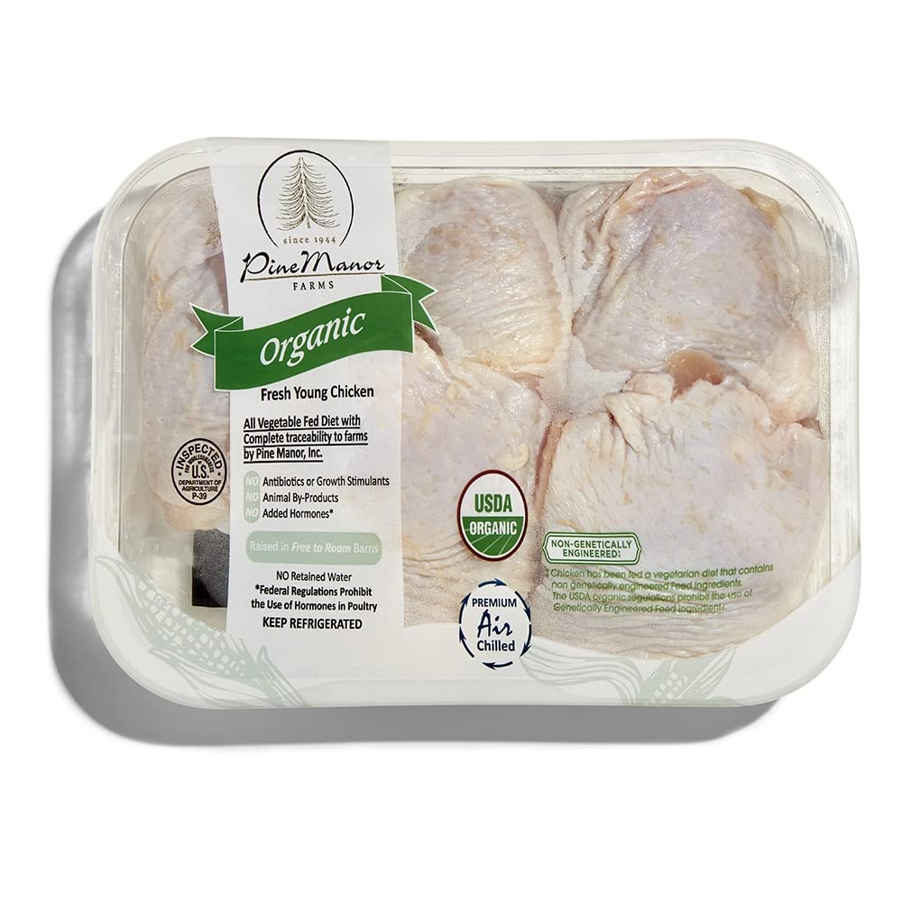 Pine Manor Organic Bone-In Chicken Thighs