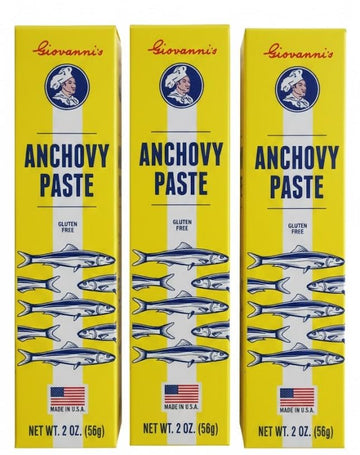 GiovanniS Anchovy Paste  2Oz (Pack Of 3) | Made In Usa