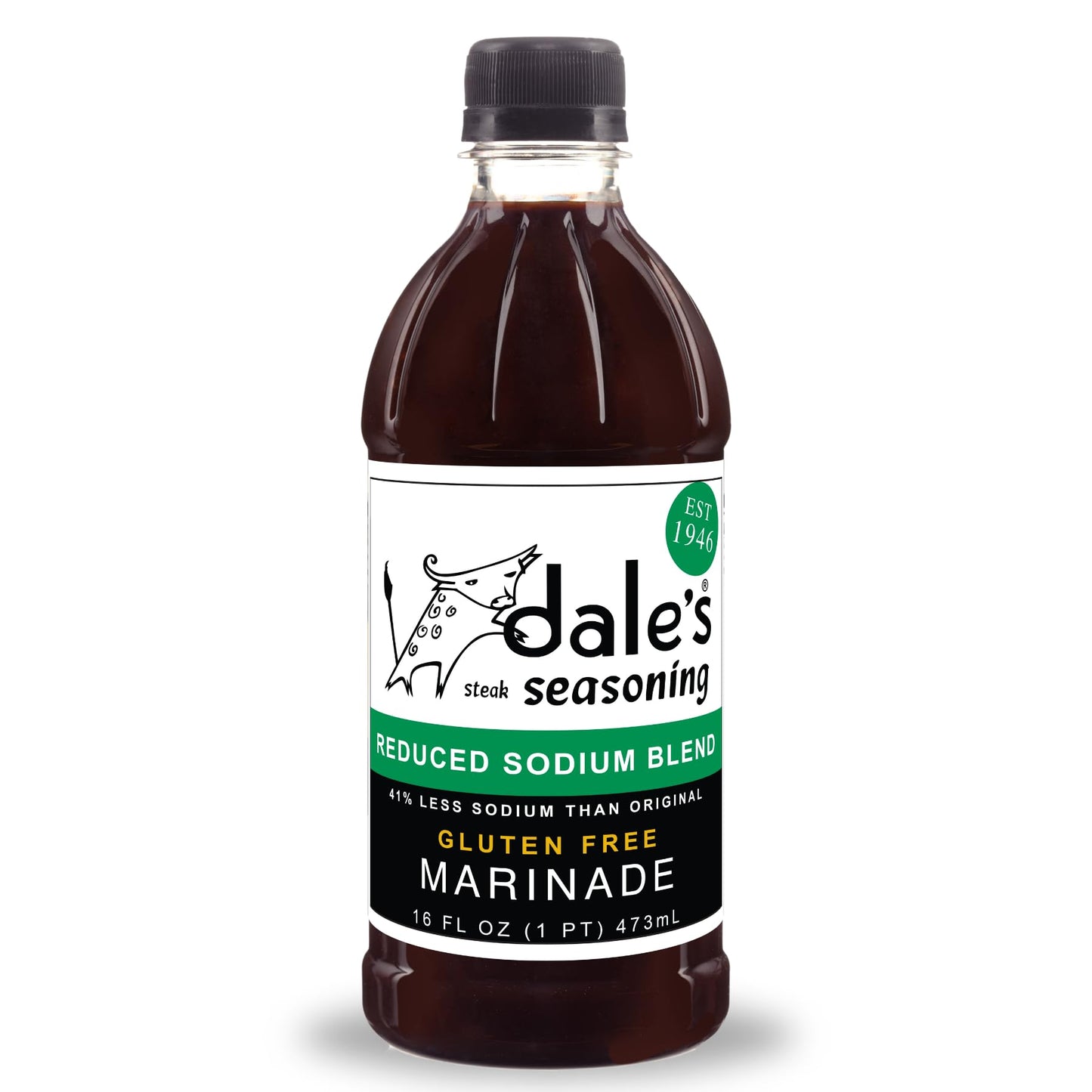 Steak Seasoning By Dale's, Reduced Sodium Blend, No Cholesterol | Delicious on All Meats, Fish | 16 oz Bottle (12 Pack) | No Lon