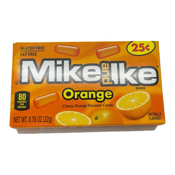 Justborn Mike And Ike Orange Candies - 0.78-Oz Box Case Of 24