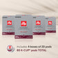 Illy Coffee K Cups for Keurig - Intenso Dark Roast, Bold Flavor - 20 Count (Pack of 4)