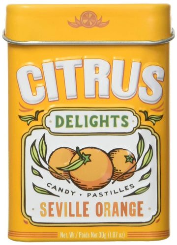 Citrus Delights Seville Orange Candy | Natural Ingredients, No Artificial Colors Or Flavors | Kosher Certified, Vegan, Gluten Fr