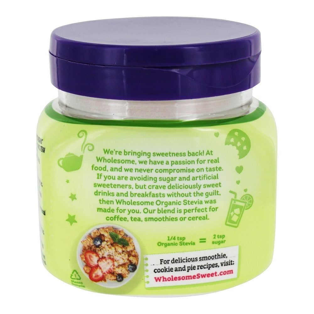 Wholesome Mindfully Delicious Organic Stevia Spoonable Sweetener 6 Ounce (Pack Of 6)