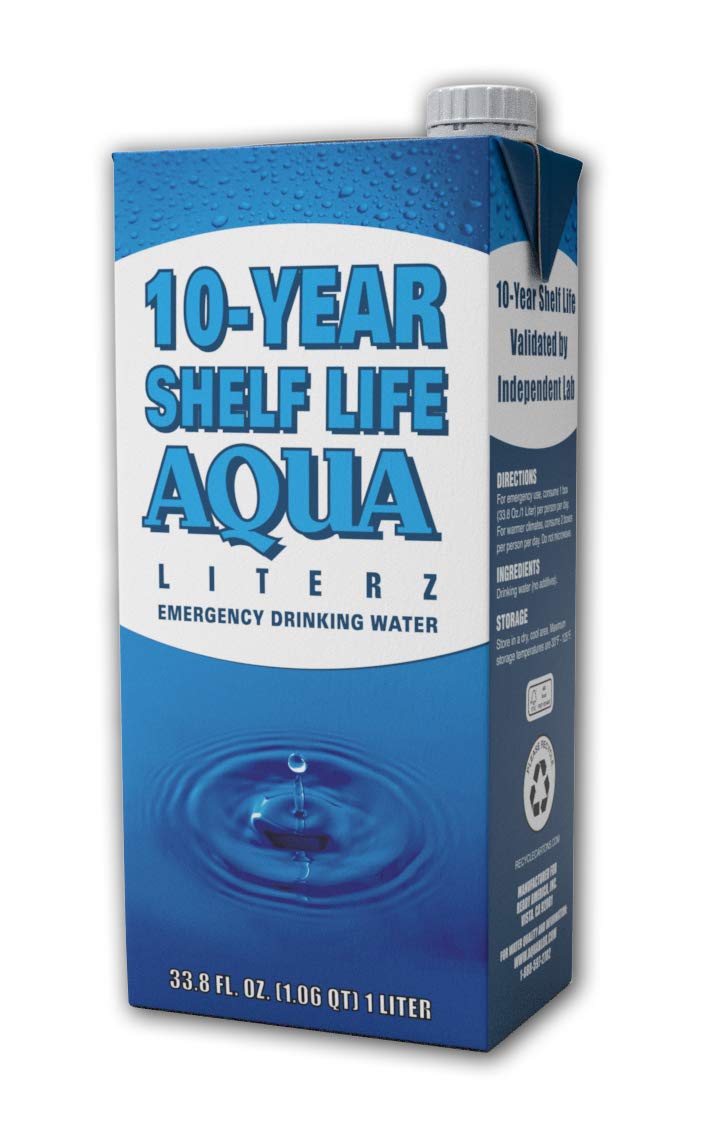 Ready America 10 Year Shelf Life Water, Pack of 12