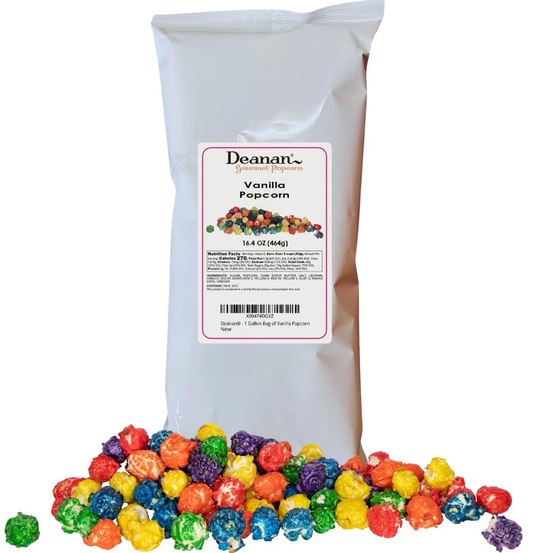 Deanan Vanilla Popcorn - 1 Gallon Bag