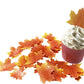 Edible Fall Leaves Set Of 35 Cake Decorations, Autumn Maple Leaf Cupcake Topper