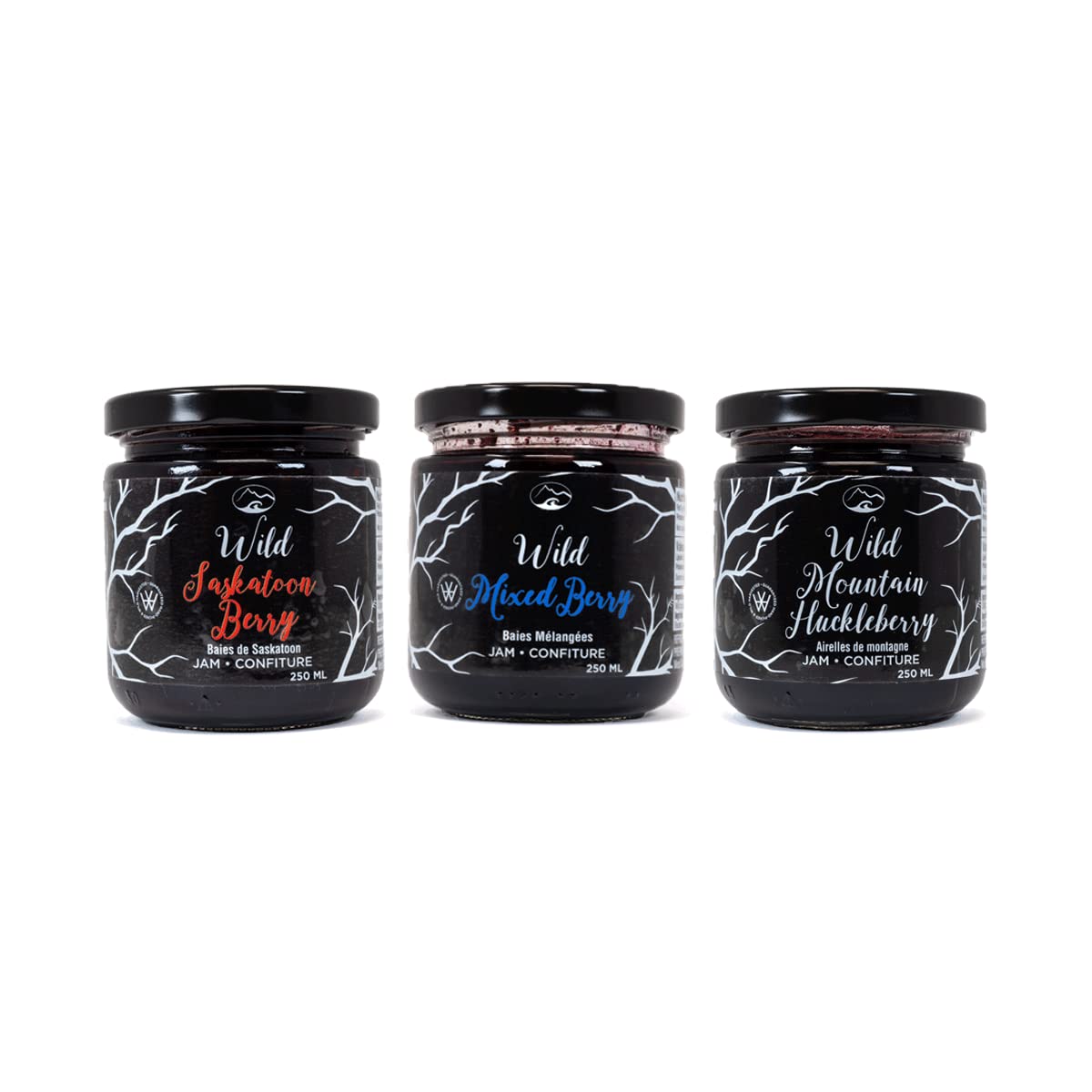 Wild Mixed Berry Jam | 11.5 oz / 326 g / 250 ml | Local | West Coast Wild Foods