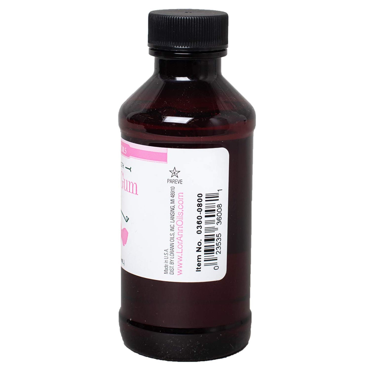 Lorann Bubble Gum Ss Flavor, 4 Ounce Bottle