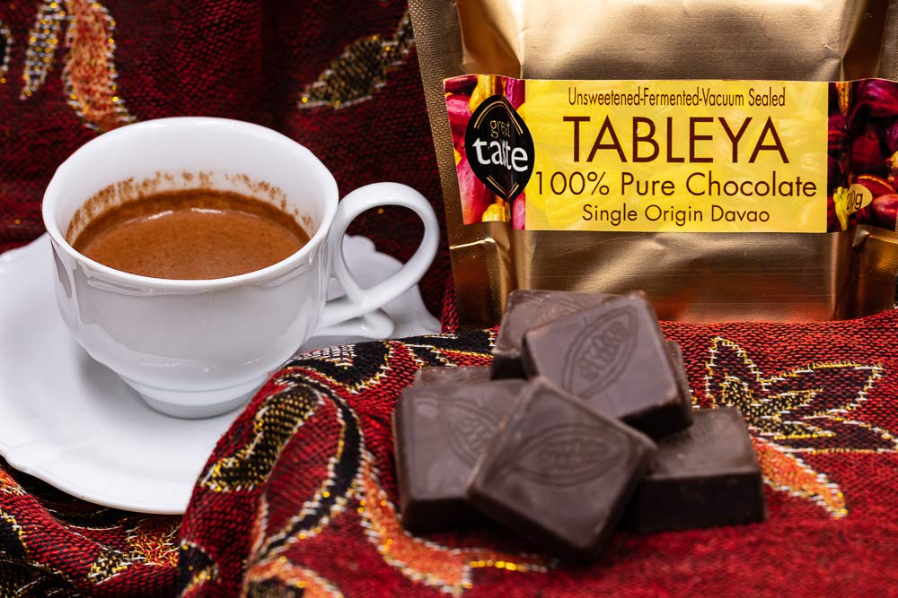 Rosarios 100 Chocolate Tablea Authentic Philippines Tableya,7.05 Ounce (Pack of 1)