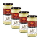 Shan Garlic Paste - Organic Minced Garlic Cooking Paste in Airtight Glass Jar - 24.69 oz (Pack of 4)