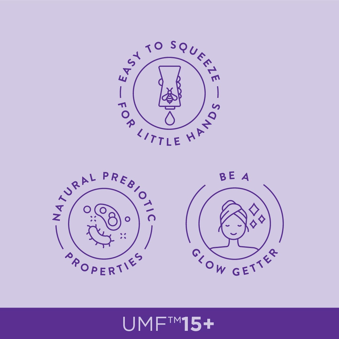 Manuka Honey New Zealand 100% Pure Umf 15+ Mgo 512+ Squeezy Honey Raw & Unfiltered Certified Award Winning Silky Smooth Taste &