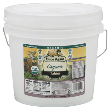 Once Again Organic Tahini Peanut Butter, 9 lb