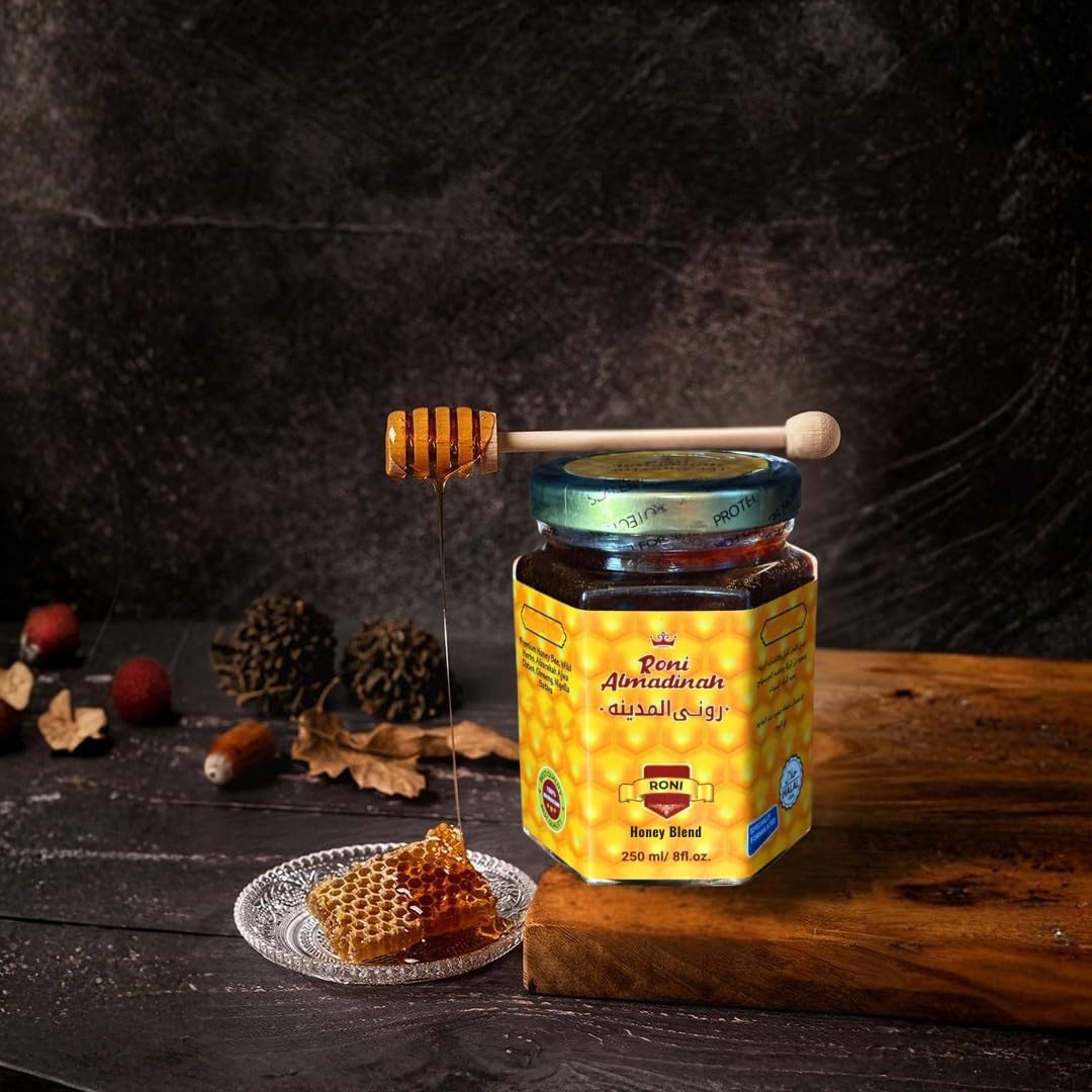 Roni Almadinah Natural Honey Blend, 250 ml / 8 oz