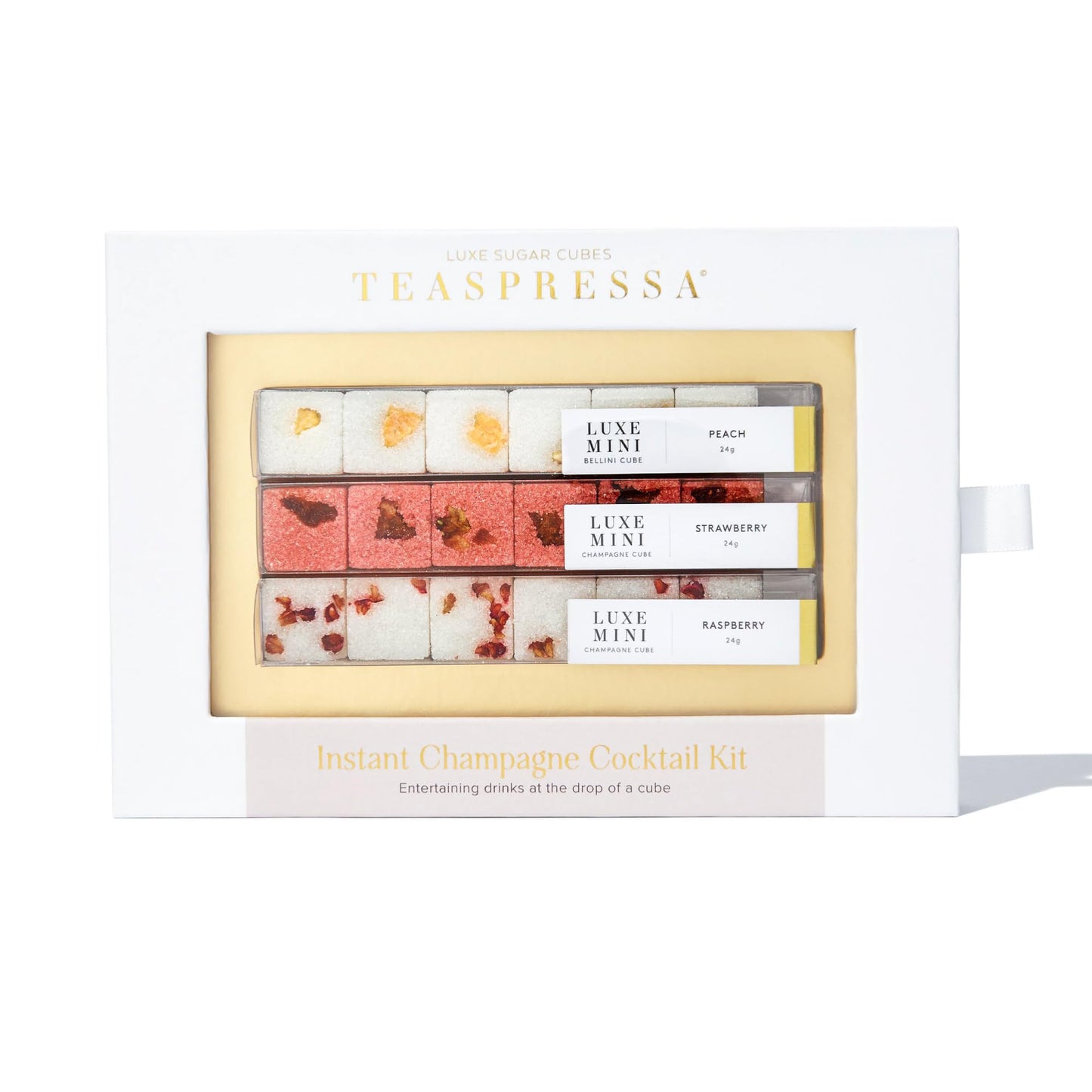 Teaspressa Luxe Mixology Cubes Instant Sparkling Drink Mixed Flavor Kit | 100% Natural Drink Mix For Mixed Flavors  Mocktails  And Non Beverage-Style Drinks | Birthday Gifts For Women | As Seen On Marine Theme Tank | 18 Count
