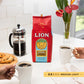 Lion Coffee Premium Gold Roast, 10% Kona Coffee Blend, Medium-Light Roast, A Taste Of Aloha - Ground (24 Ounce Bag)