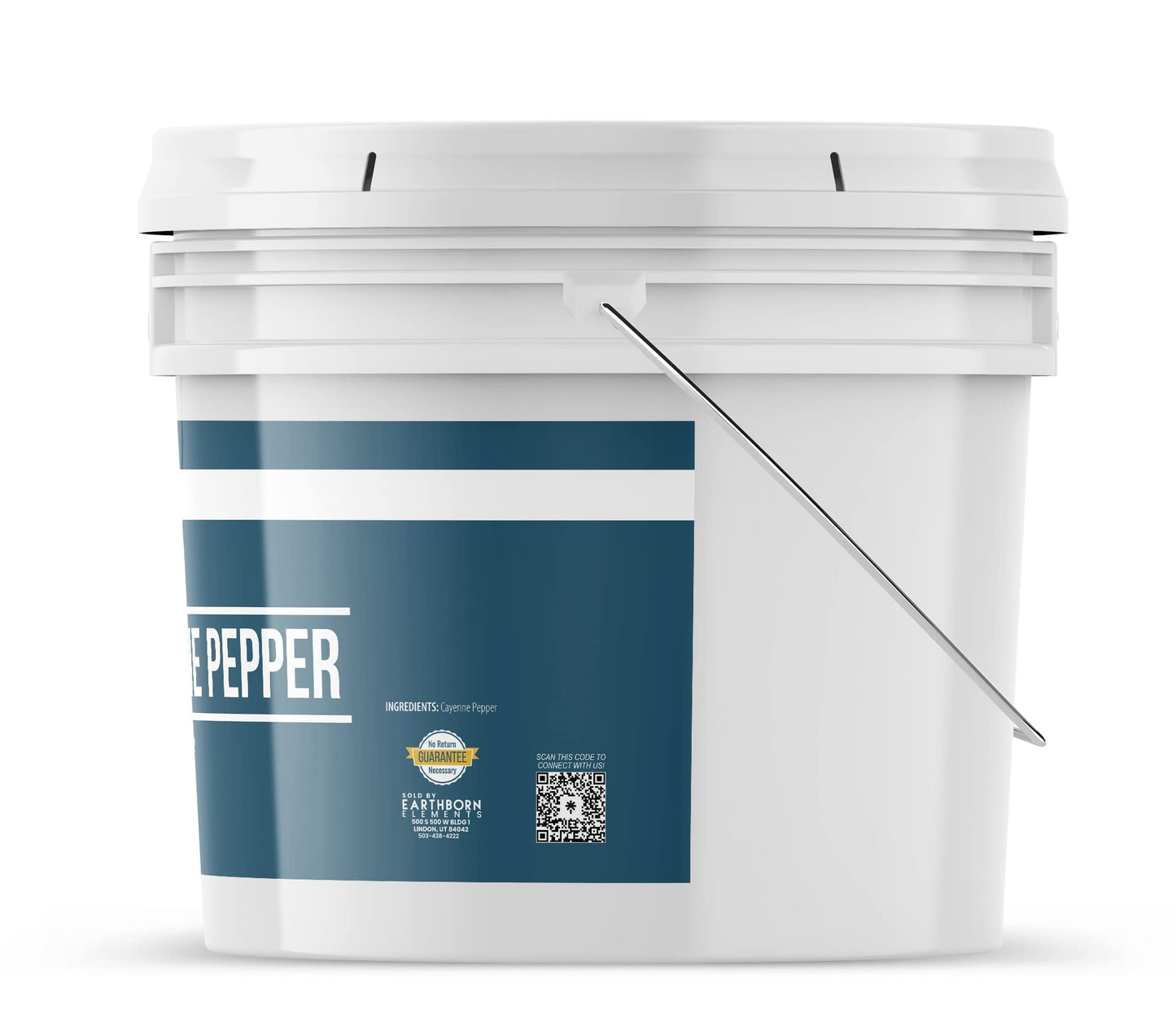 Earthborn Elements Cayenne Pepper 1 Gallon Bucket, Spicy Flavor, Ground Red Pepper