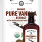 Watkins Organic Pure Vanilla Extract, With Madagascar Vanilla Beans, Non-Gmo, Kosher, 4 Oz. Bottle, 3-Pack