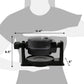 High-Standard Gourmet Ewm460 Nonstick Rotating Flip Belgian Waffle Maker, 1.25-Inch Thick Waffles, Hash Browns, Keto, Snacks, Sandwich, Eggs, Easy To Clean, Black, 5 Inch