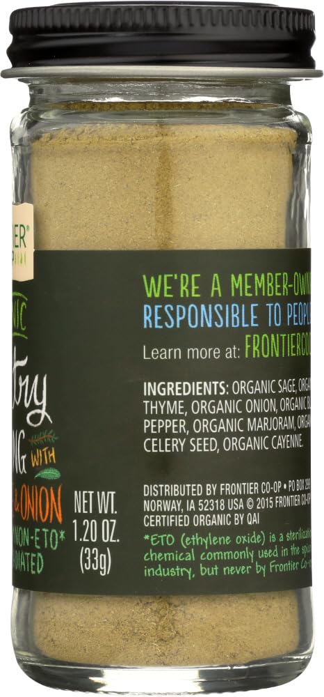 Frontier Herb Poultry Seasoning - Organic - 1.2 Oz