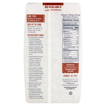 Delallo Pasta Whlwht Orzo Org 16Oz