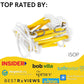 Isop Fire Evacuation Rope Ladder 4 Story 32Ft With Fall Arrest System & Spring Hooks - Rescue Ladders For 4-Story Homes - Fireproof & Weather Resistant - Escape Ladder 10M