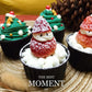 Christmas Sprinkles Edible Pearl Sugar Red Candy 120g/ 4.2oz Baking for Cake Decorations Cupcake Toppers Cookie Decorating Ice C