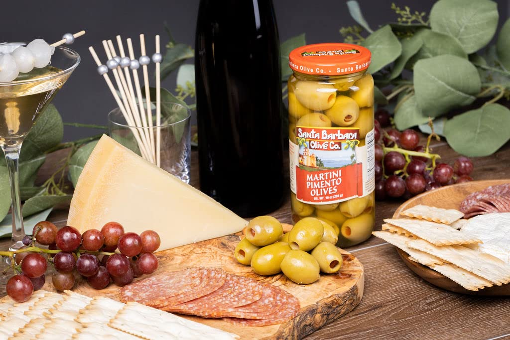 SANTA BARBARA OLIVE CO Pimento Martini Olives, Pack of 2, 10 oz Total
