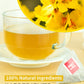 TeeLux Mullein Leaf Tea Bags, Caffeine Free, Biodegradable, 60 Count, 3g/Bag