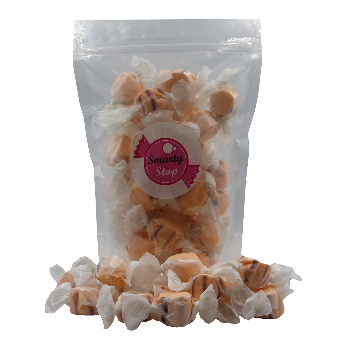 Gourmet Soft and chewy Salt Water Taffy Candies - Individually Wrapped - Bulk bags (Pumpkin Spice, 2 Pound (Pack of 1))