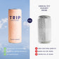 TRIP Adaptogen Seltzer, Peach Ginger, Lightly Sparkling, 12 Fl Oz, Pack of 12, Vegan, No Added Sugar