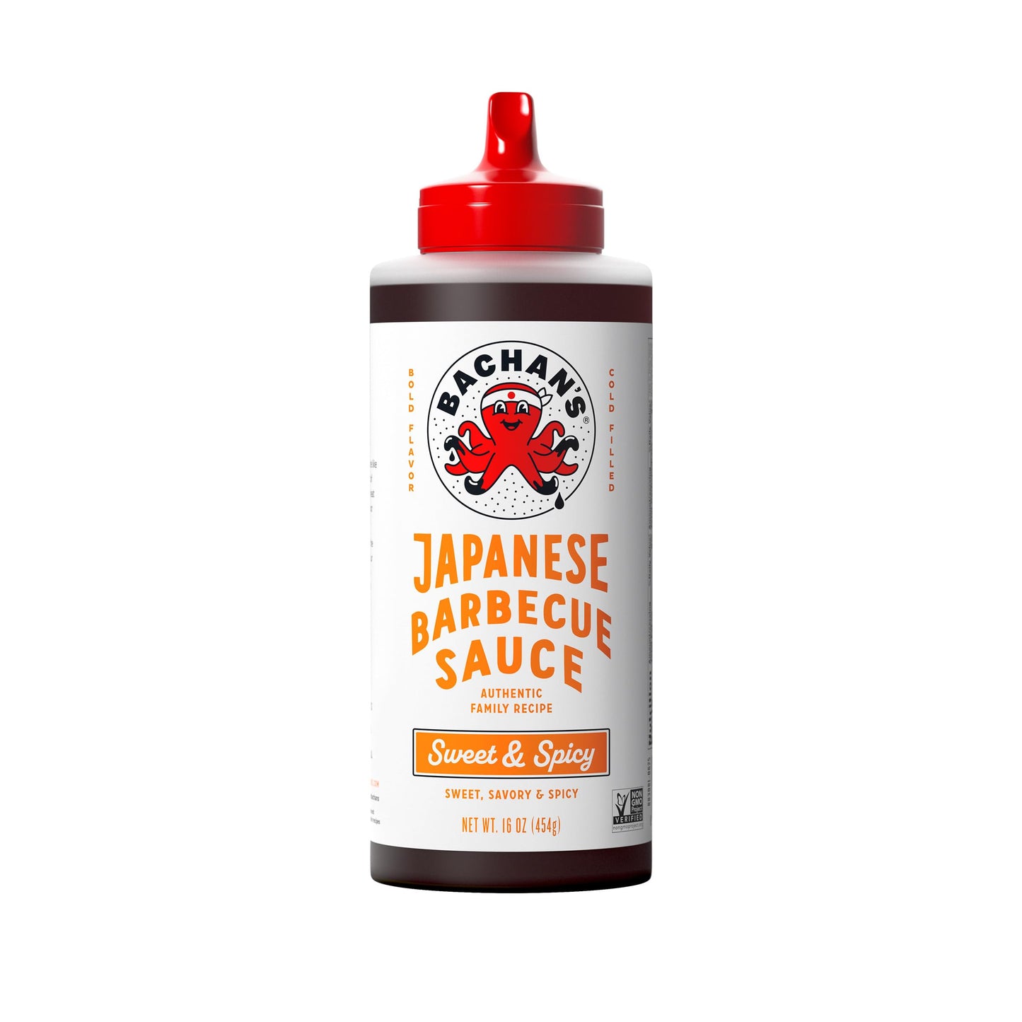 Bachans - The Original Japanese Barbecue Sauce - Hot And Spicy, 16 Ounces. Small Batch, Non Gmo, No Preservatives, Vegan And Bpa Free.