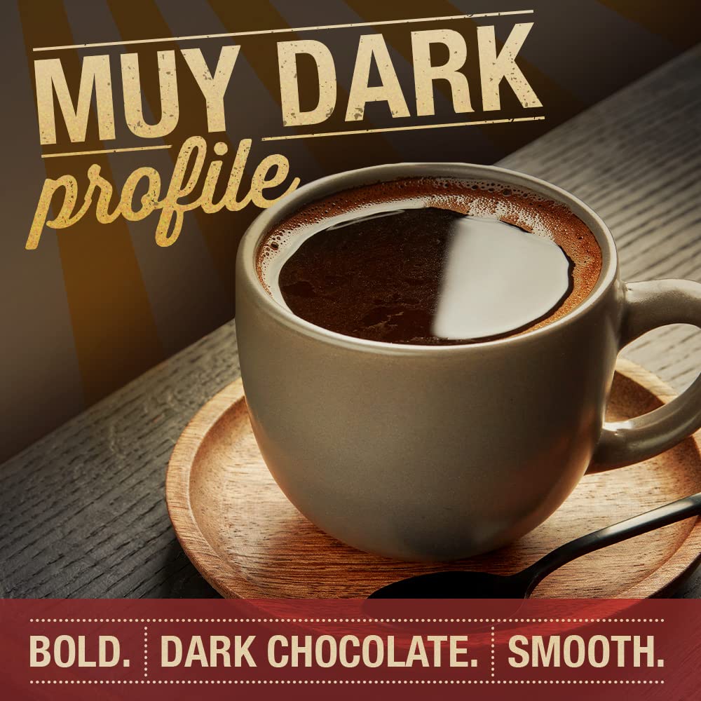 Mayorga Intense Dark Roast Coffee, 5 lb bag - Muy Macho Blend, the Worlds Strongest Organic Coffee - 100% Arabica Whole Coffee