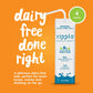 Ripple Non-Dairy Milk, Original | Vegan Milk With 8g Pea Protein| Shelf Stable Single Serve Cartons | On-The-Go | Non-GMO, Plant